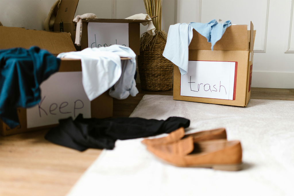 Room-by-room decluttering tips